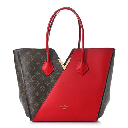 Louis Vuitton Calfskin Monogram Kimono Tote Cherry 1 of 11