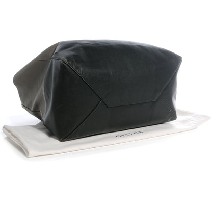 Celine Leather Horizontal Bi-Color Cabas Black 4 of 8