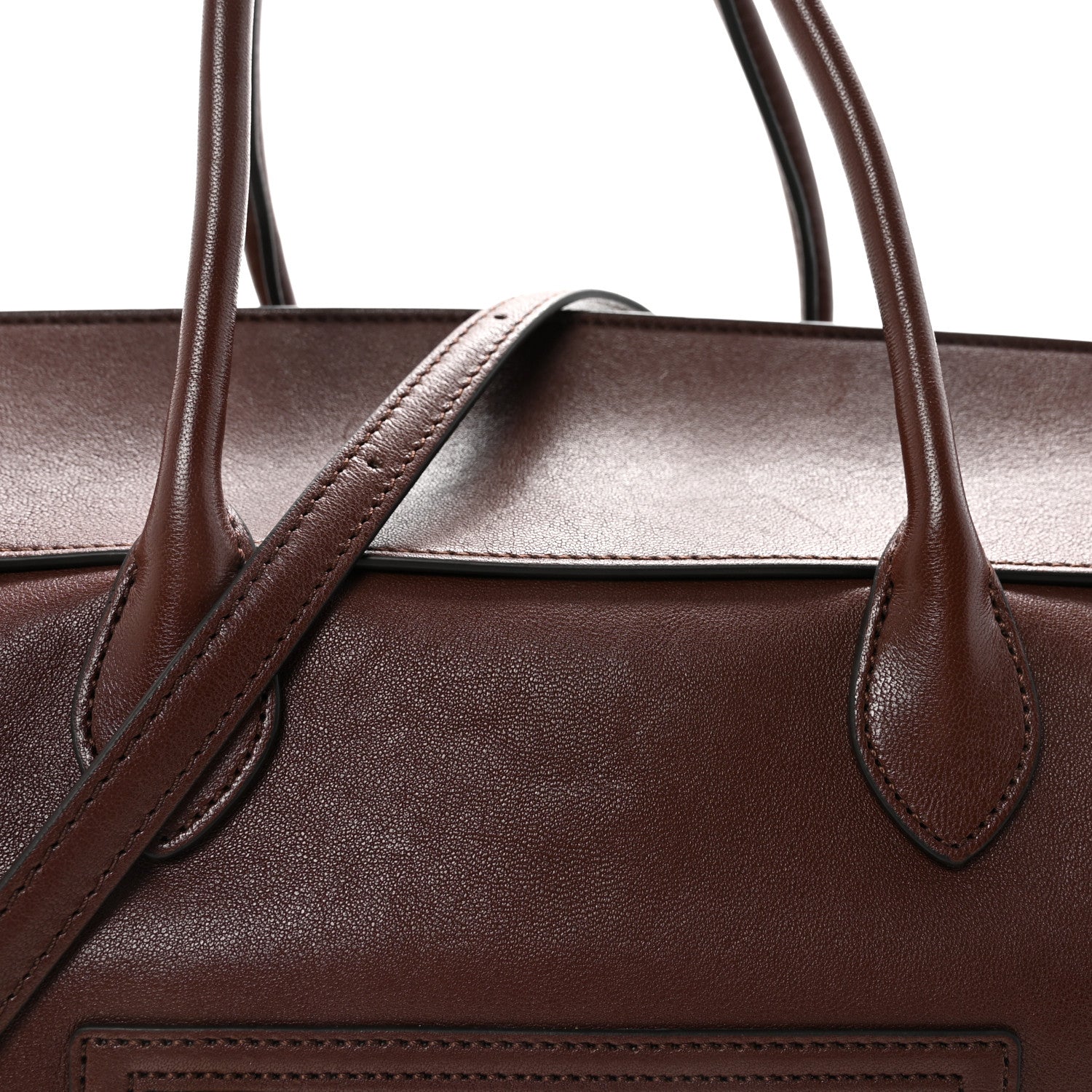 Celine Supple Shiny Lambskin Medium New Luggage Brick 8 of 10