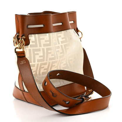 Fendi TPU FF Vitello Aura F is Fendi Grande Mon Tresor Bucket Bag White Cuoio 3 of 12