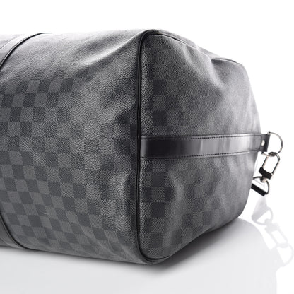 Louis Vuitton Damier Graphite Keepall Bandouliere 55 9 of 32