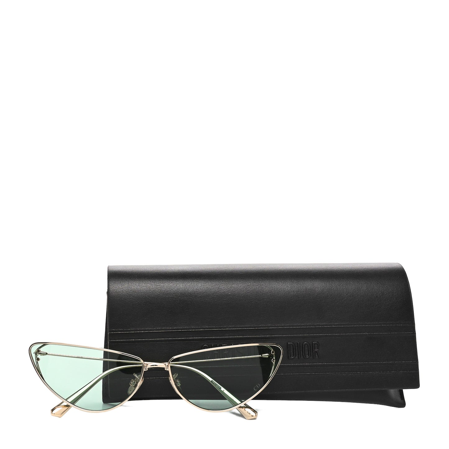 Metal MissDior B1U Butterfly Sunglasses Gold
