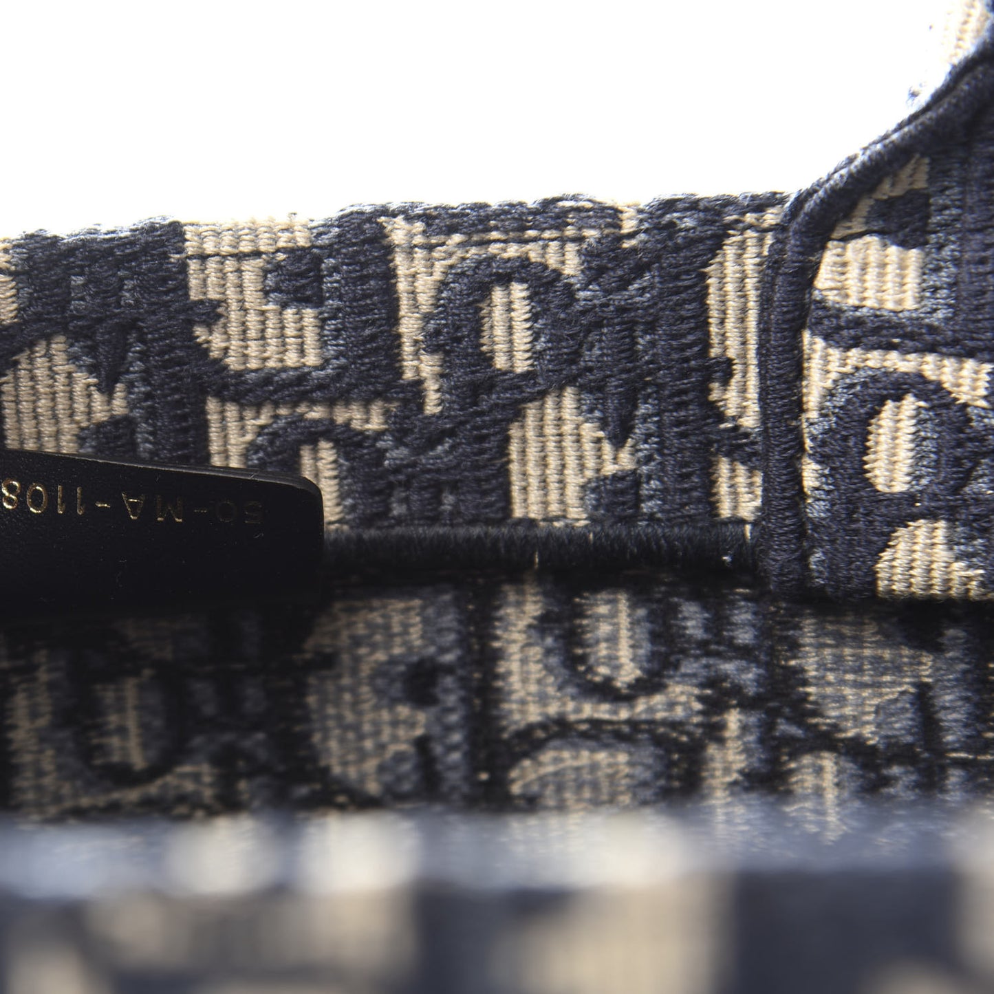 Oblique Book Tote Blue Multicolor