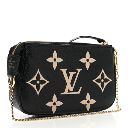 Louis Vuitton Empreinte Monogram Giant Mini Pochette Accessories Black 4 of 7