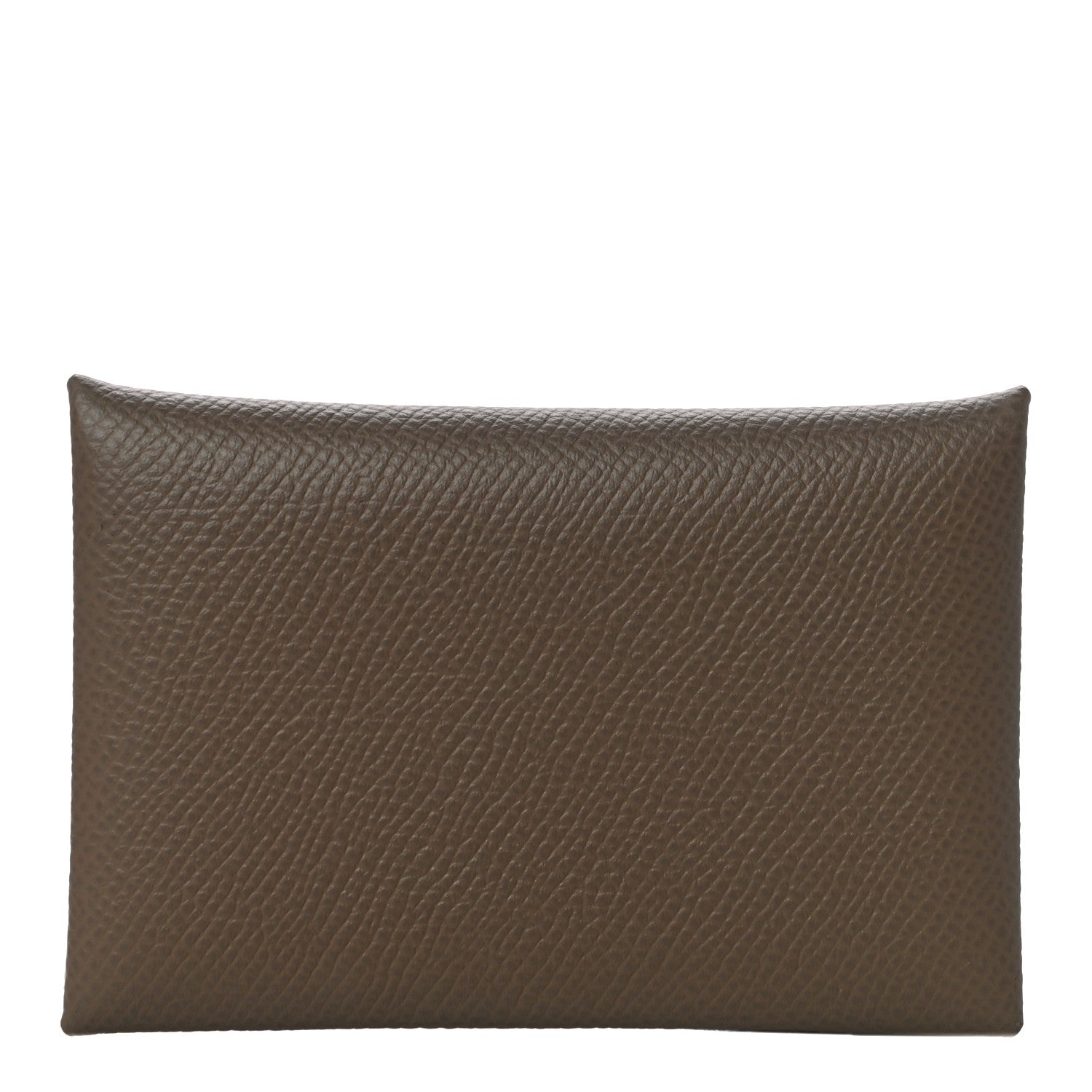 Hermes Epsom Calvi Card Case Etoupe 1 of 10