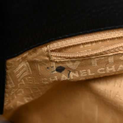 Chanel Grained Calfskin Tassel Hobo Black 13 of 13
