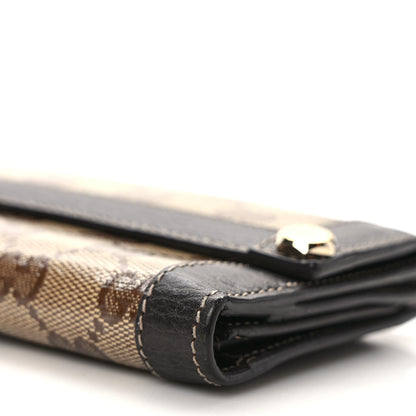 Gucci Crystal Monogram Continental Charmy Wallet Brown 8 of 9