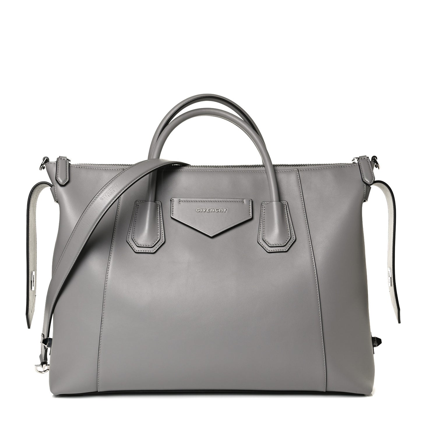 Soft Calfskin Medium Soft Antigona Pearl Grey