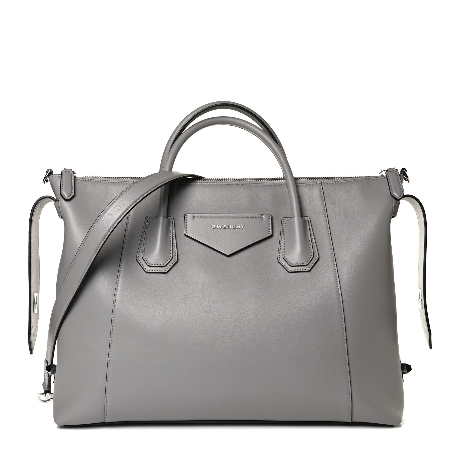 Givenchy Soft Calfskin Medium Soft Antigona Pearl Grey 1 of 14