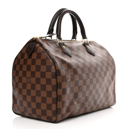 Louis Vuitton Damier Ebene Speedy 30 3 of 9