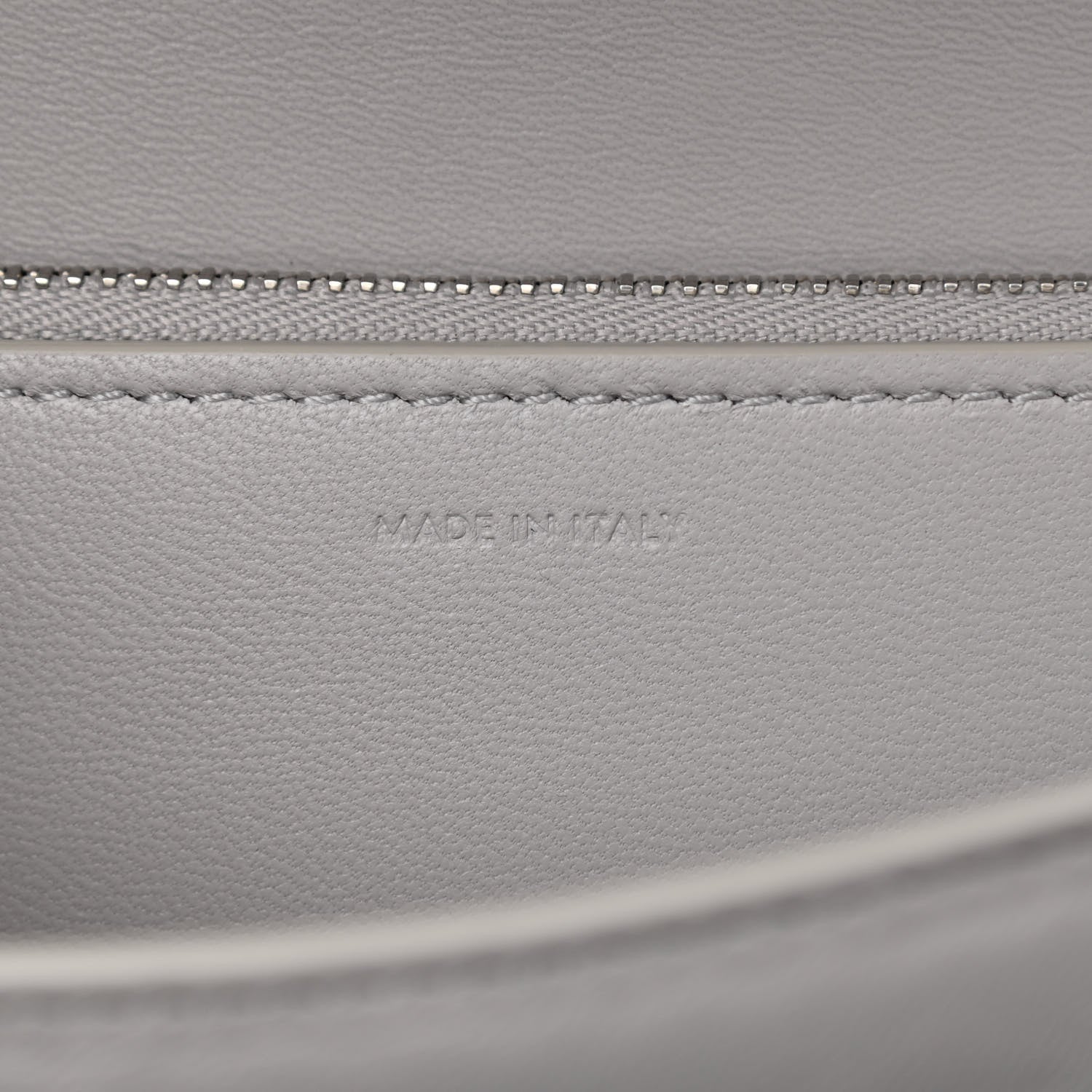 Celine Liege Calfskin Medium Classic Box Flap Bag Pale Grey 7 of 9