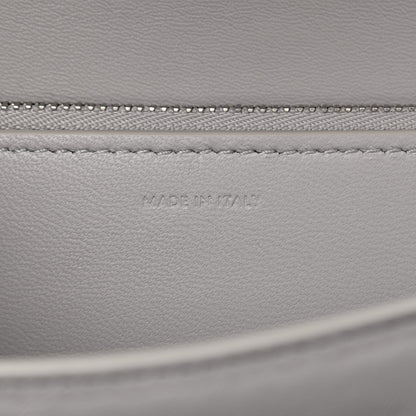 Celine Liege Calfskin Medium Classic Box Flap Bag Pale Grey 7 of 9