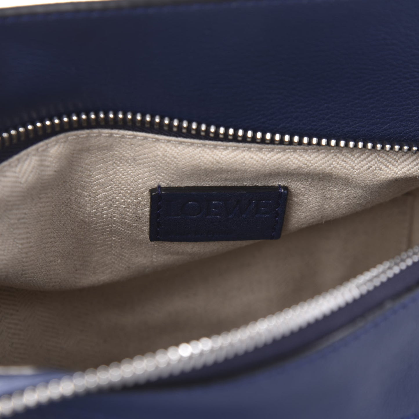 Calfskin Small Puzzle Bag Marine