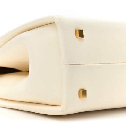 Valentino Garavani Nappa Small One Stud Top Handle Bag Ivory 9 of 9