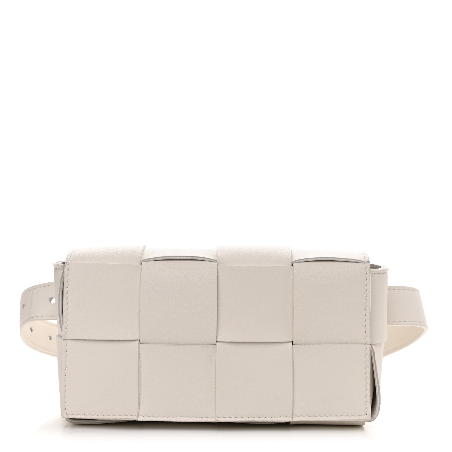 Bottega Veneta Nappa Maxi Intreccio The Belt Cassette Bag White 1 of 10