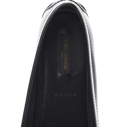 Louis Vuitton Calfskin Cluny Loafers 39 Black 6 of 10