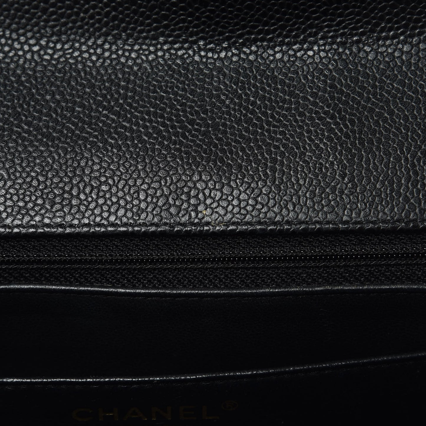 Caviar Quilted Maxi Single Flap Black