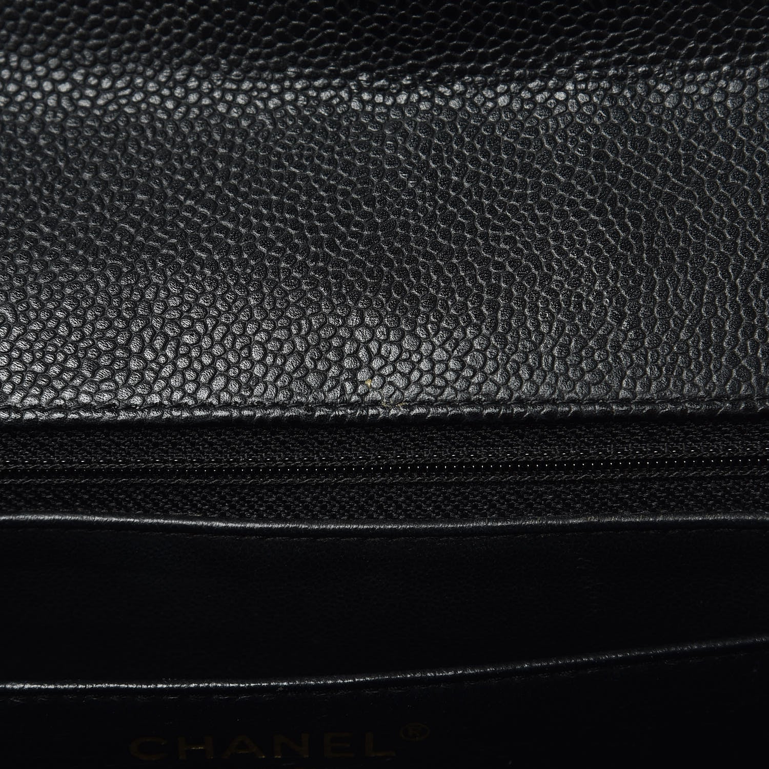 Chanel Caviar Quilted Maxi Single Flap Black 10 of 11
