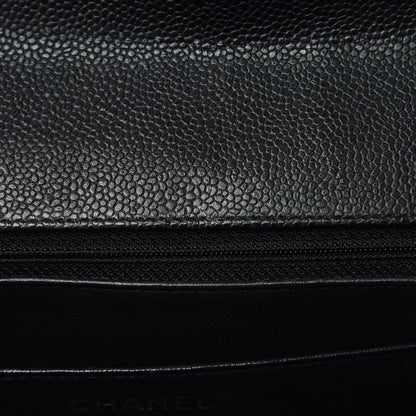Chanel Caviar Quilted Maxi Single Flap Black 10 of 11