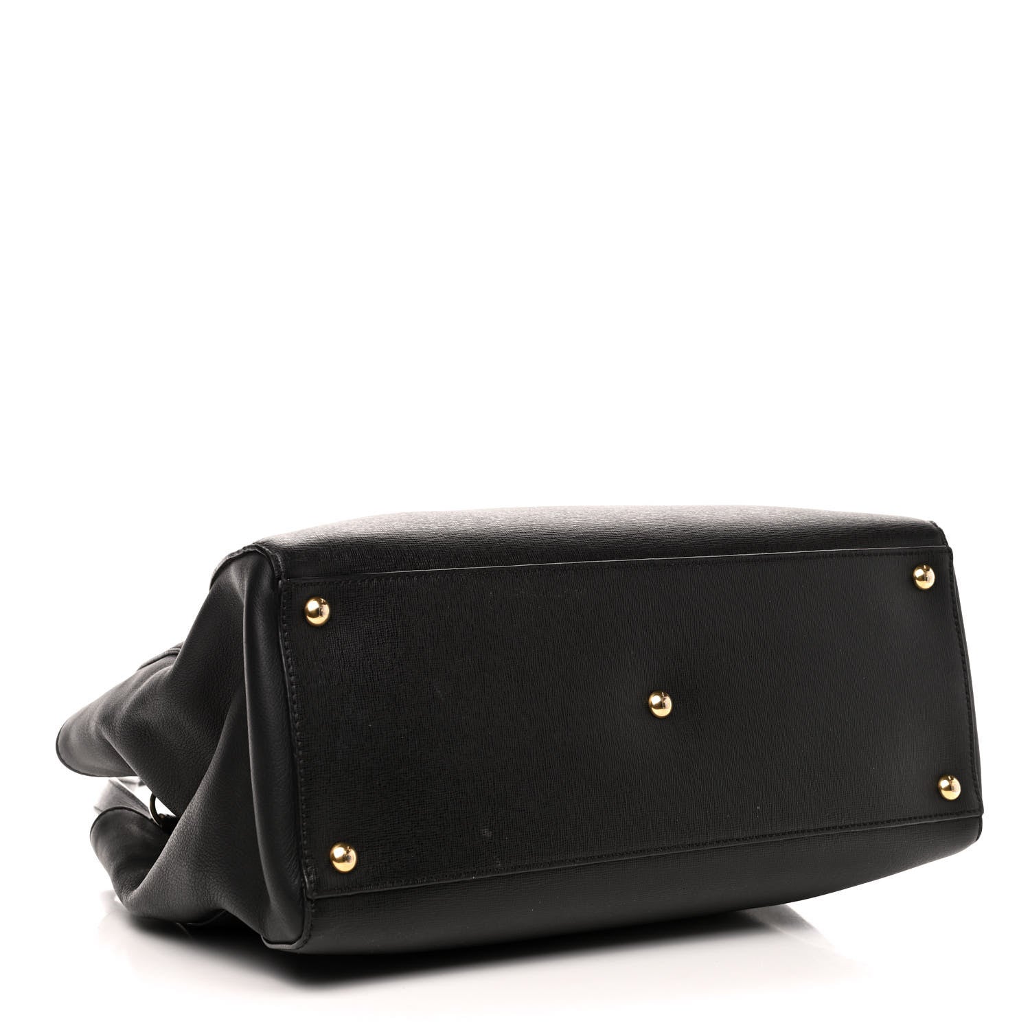 Fendi Vitello Elite Regular 2Jours Tote Black 3 of 4