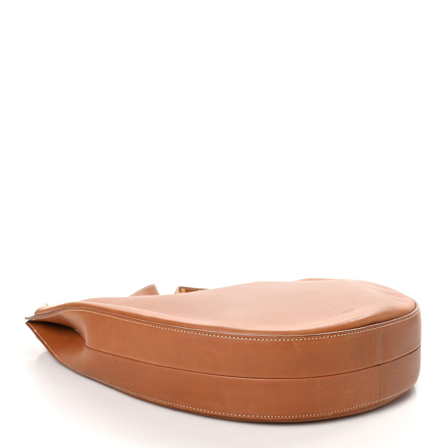 Natural Calfskin Medium Hobo Tan