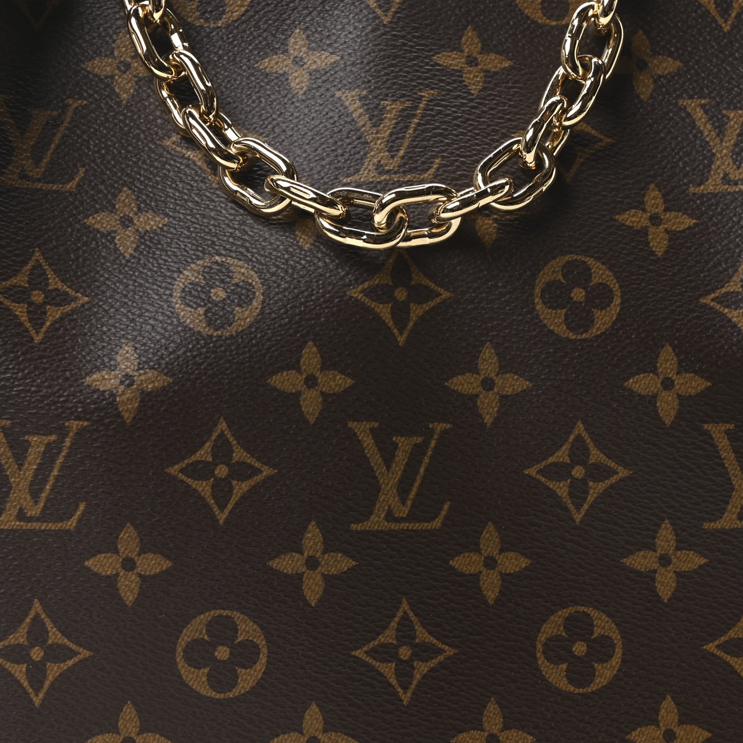Reverse Monogram Loop Hobo