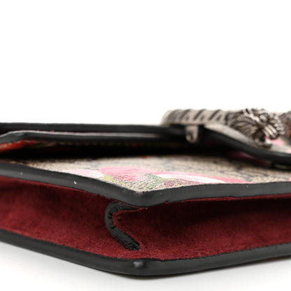 Gucci GG Supreme Monogram Blooms Super Mini Dionysus Shoulder Bag Beige Multicolor Dry Rose 8 of 10