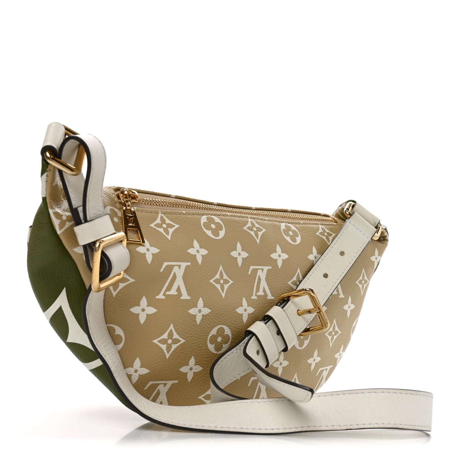Louis Vuitton Monogram Giant Bumbag Kaki Beige 3 of 9