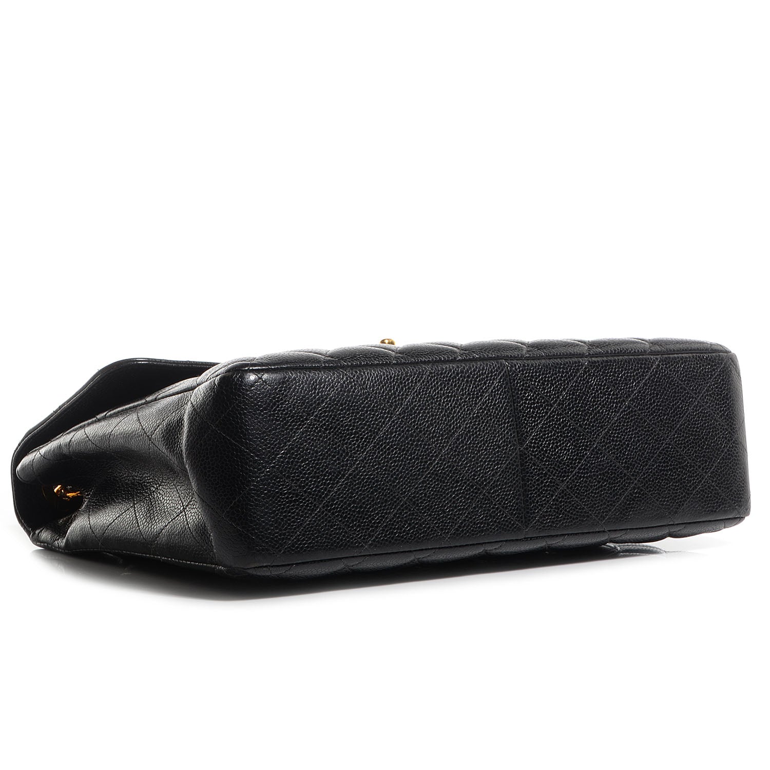 Chanel Caviar Quilted Jumbo Single Flap Black 4 of 8