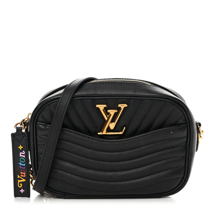 Louis Vuitton Calfskin New Wave Camera Bag Black 1 of 14