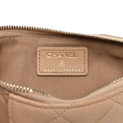 Chanel Caviar Quilted Classic iPhone Pouch Beige 6 of 10
