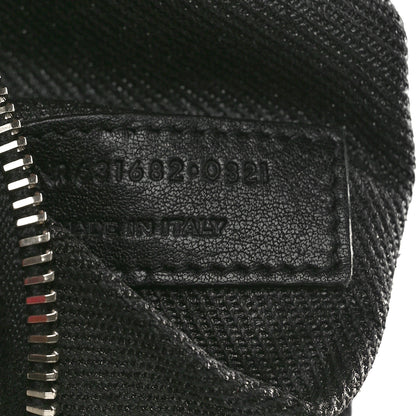 Saint Laurent Linen Calfskin Rive Gauche North South Tote Black 7 of 14