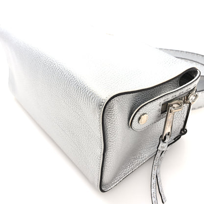Fendi Cuoio Romano Lux Selleria Lei Boston Tote Argento 9 of 9