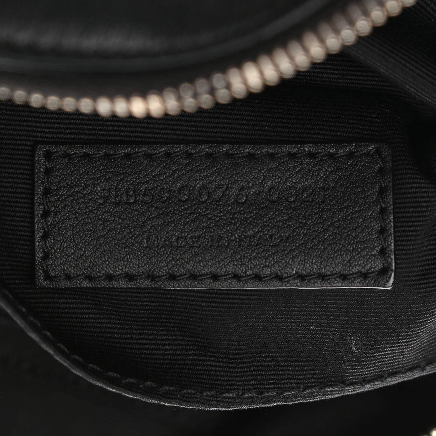 Saint Laurent Calfskin Monogram Belt Bag Black 7 of 11