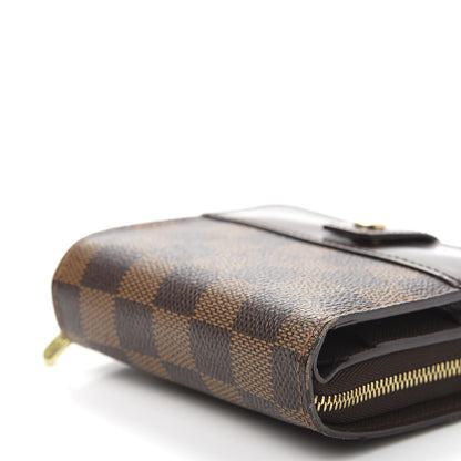 Louis Vuitton Damier Ebene Zippe Zipped Compact Wallet 8 of 9