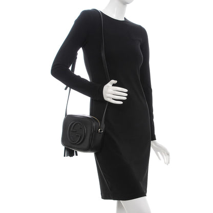 Gucci Pebbled Calfskin Small Soho Disco Bag Black 2 of 8