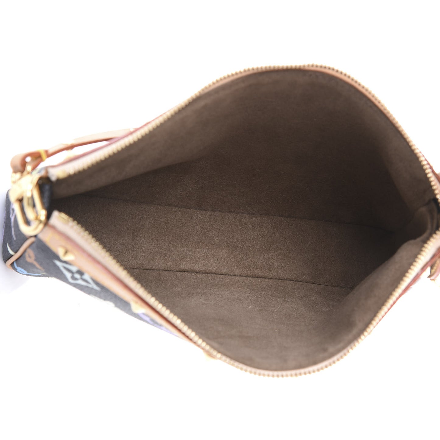 Monogram Multicolor Pochette Accessories Black