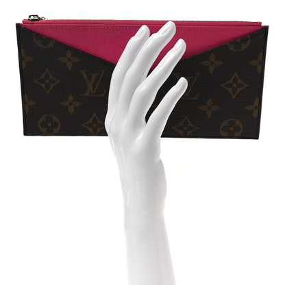 Louis Vuitton Calfskin Felicie Card Holder Insert Fuchsia 2 of 6