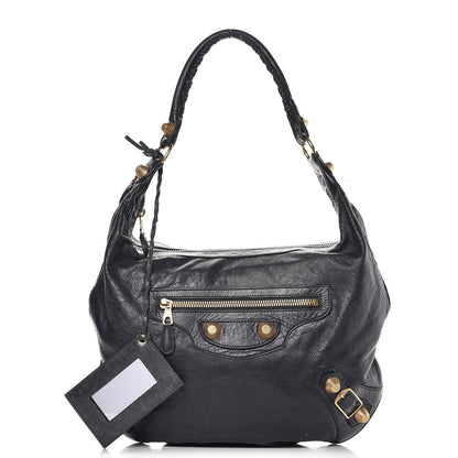 Balenciaga Chevre Giant 21 Gold Hardware Hobo Dark Night 1 of 12