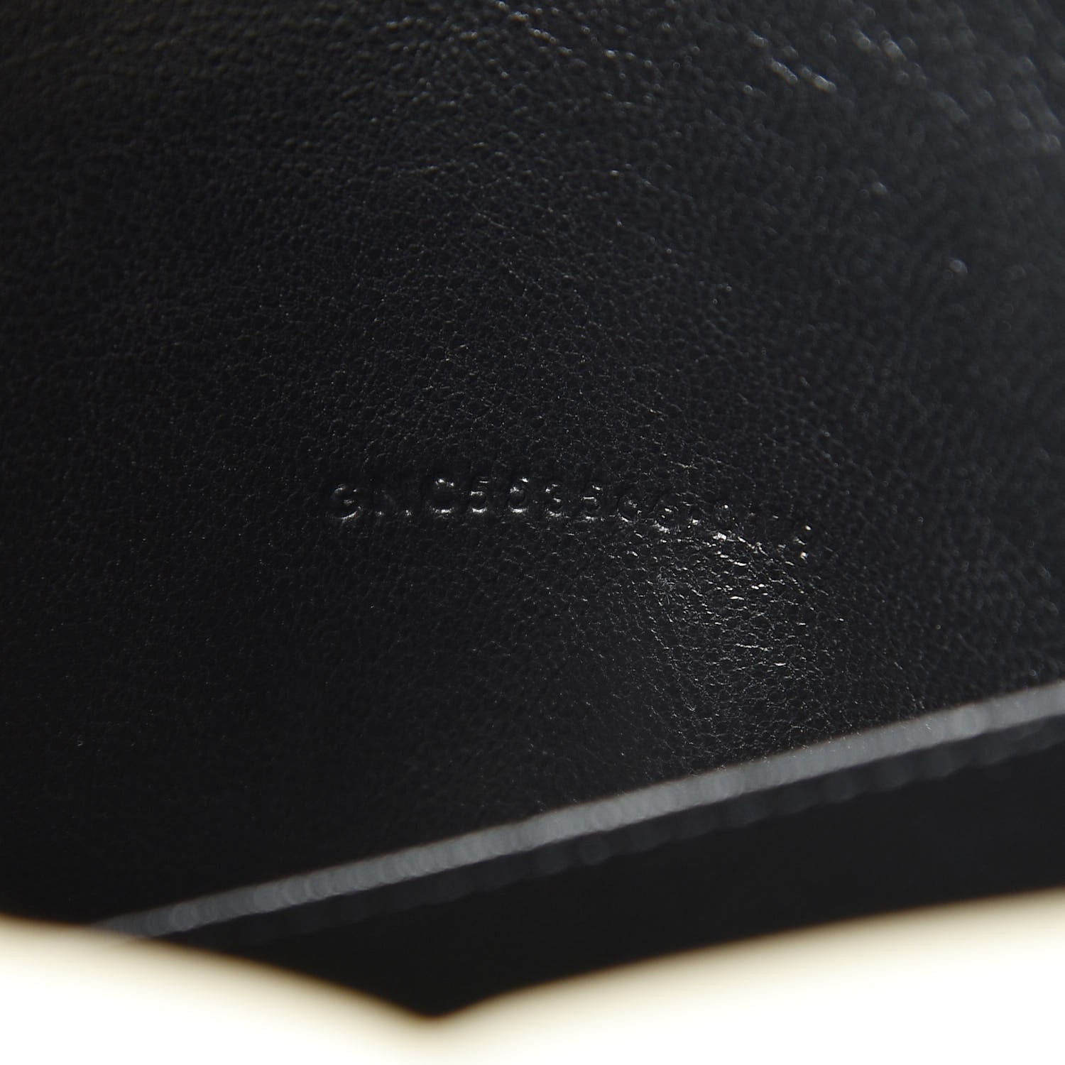 Saint Laurent Smooth Calfskin Monogram Sulpice Clutch Black White 8 of 9