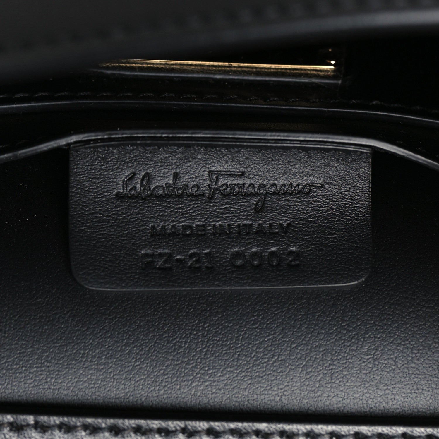 Salvatore Ferragamo Calfskin Studded Mini Vara Bow Rainbow Crossbody Bag Black 6 of 8