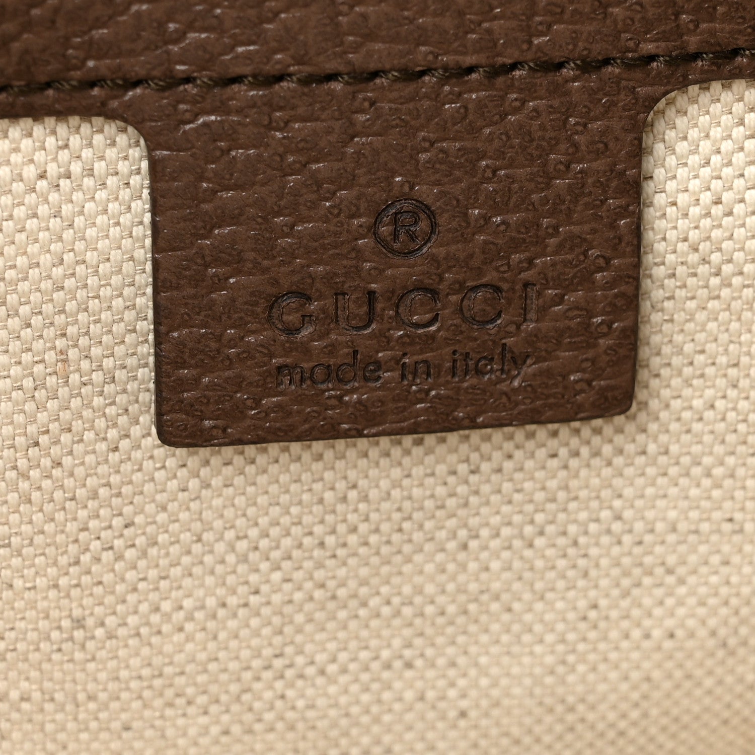 Gucci Soft GG Supreme Monogram Medium Ophidia Belt Bag Dark Brown 6 of 10