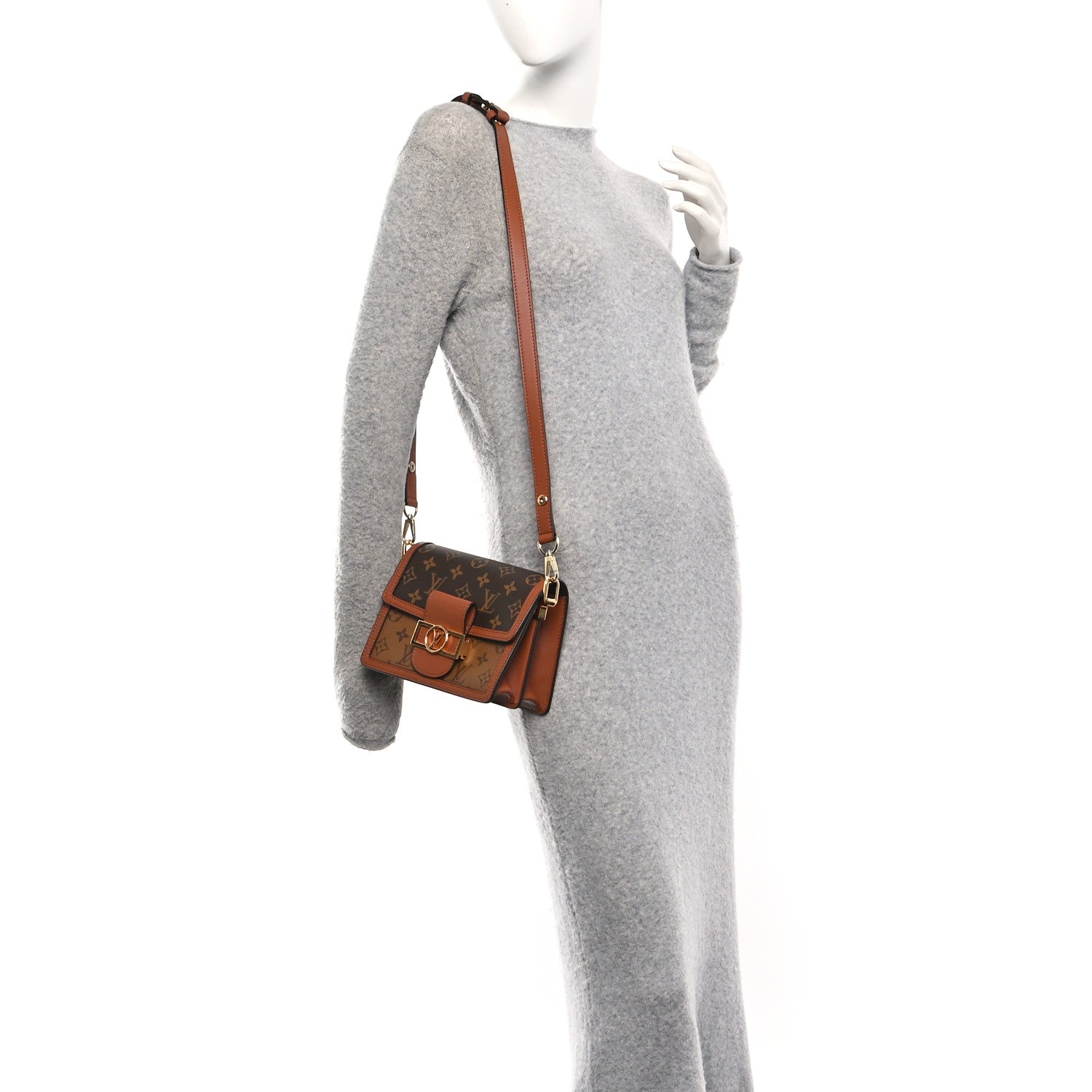 Louis Vuitton Reverse Monogram Dauphine Mini 2 of 12