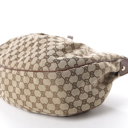 Gucci Monogram Medium Sukey Hobo Brown 8 of 11