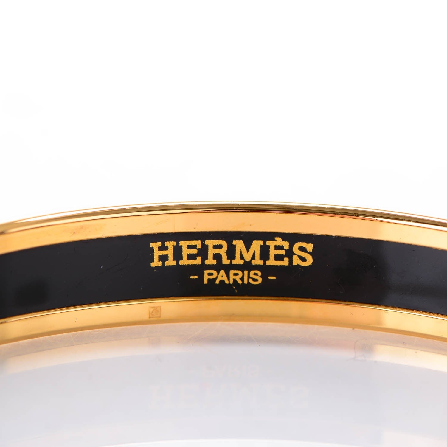 Hermes Enamel Printed Narrow Balcons Du Guadalquivir Bracelet 62 5 of 5