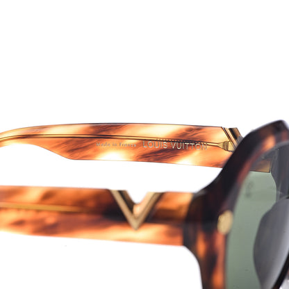 Louis Vuitton Acetate Chamade Lady Sunglasses Z2374E Tortoise 6 of 7