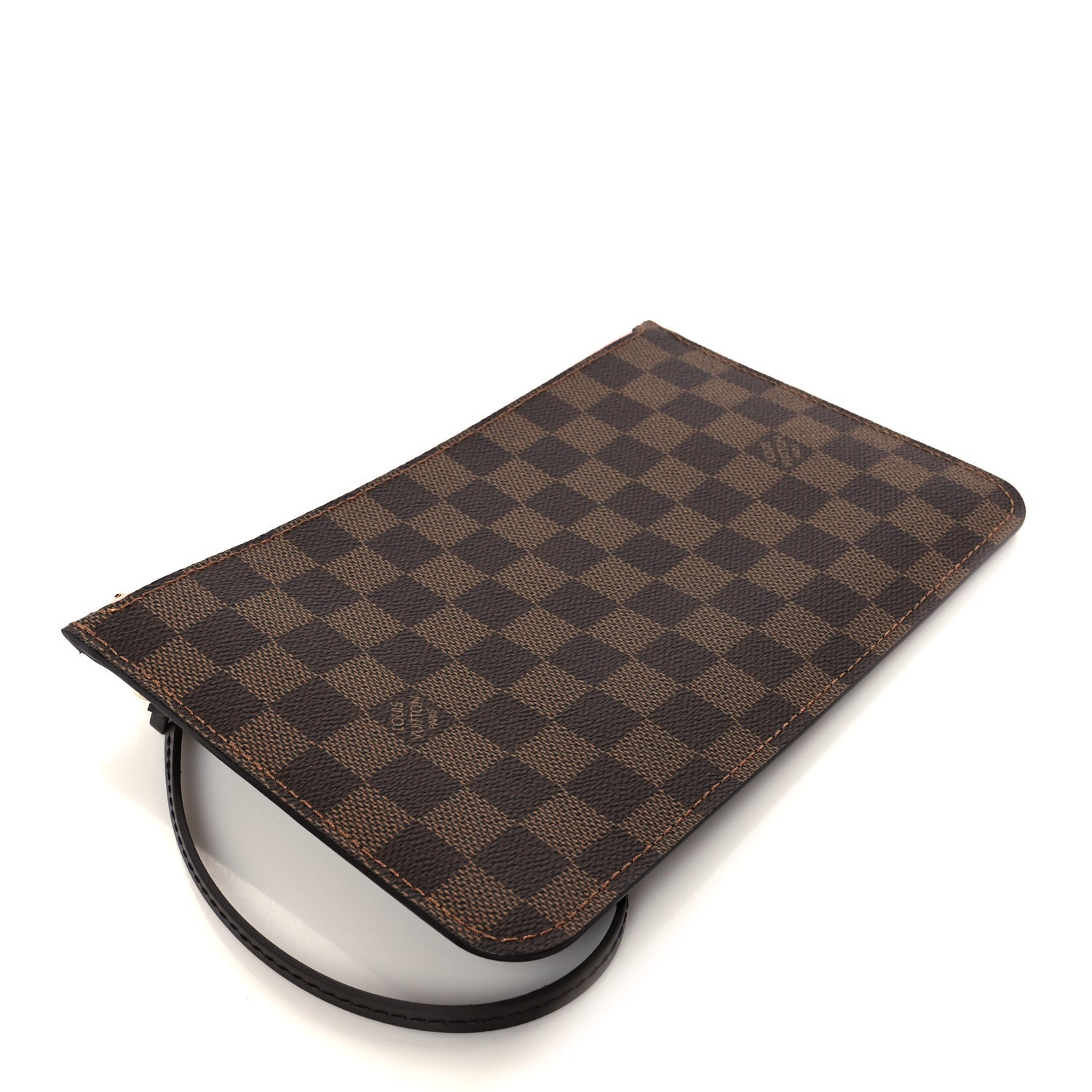 Louis Vuitton Damier Ebene Neverfull MM GM Pochette Rose Ballerine 4 of 7