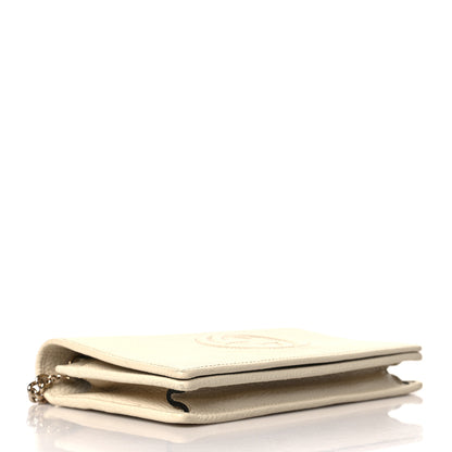 Gucci Pebbled Calfskin Soho Wallet on Chain Ivoire 4 of 9