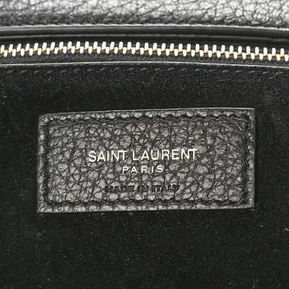 Saint Laurent Grained Deerskin Bea Tote Black 6 of 11