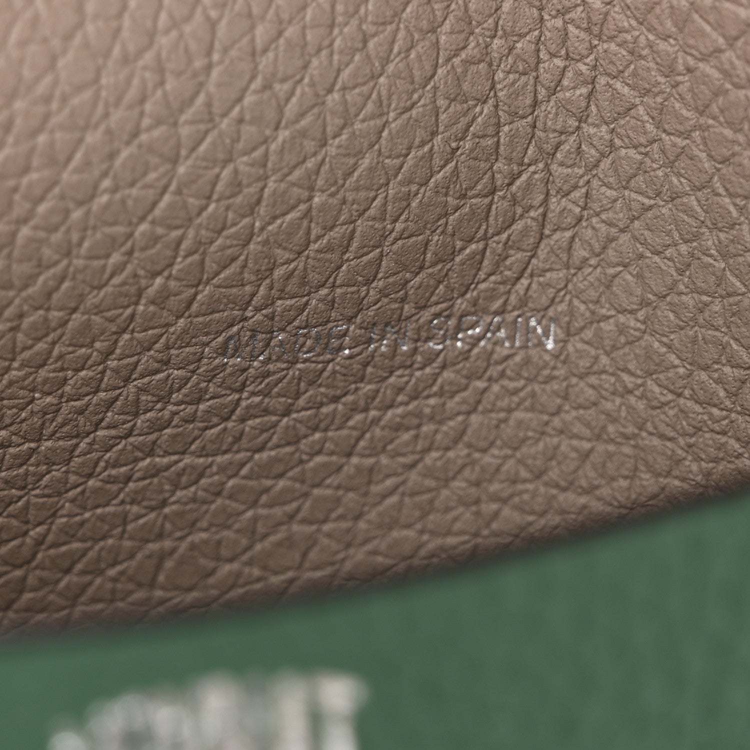 Moynat Taurillon Blush Envelope Passport Holder Emerald Tourterelle 7 of 9